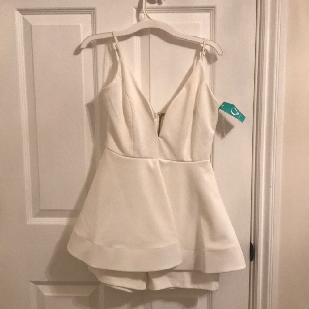 WHITE JUMPSUIT DRESS